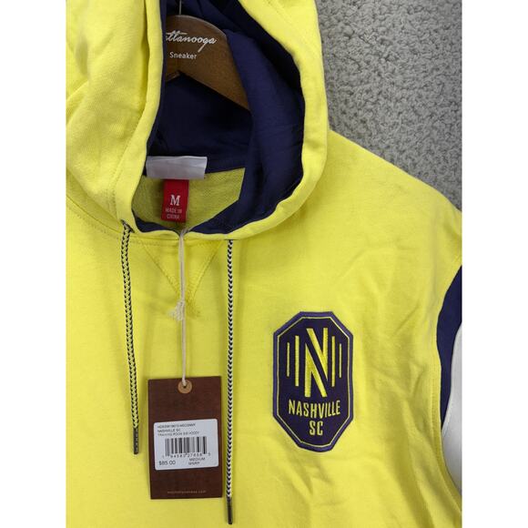 Mitchell & Ness x Nashville Soccer Club SC Short Sleeve Hoodie Mens Medium NEW M - Picture 4 of 8
